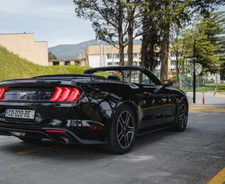 Ford Mustang Cabrio kiralama. Premium, Lüks, Cabrio Türünde Araç Kiralama Gürcistan'da ✓ Depozitosuz ✓ TPL, FDW, Hırsızlık, Genç sigorta seçenekleri.