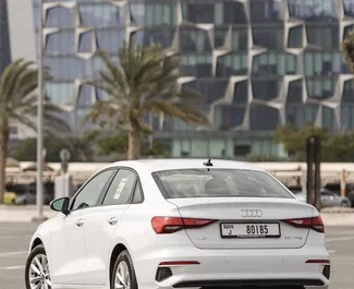 Araç Kiralama Audi A3 Sedan #4924 Otomatik Dubai'de, 2,0L motor ile donatılmış ➤ Sheshan tarafından BAE'de.