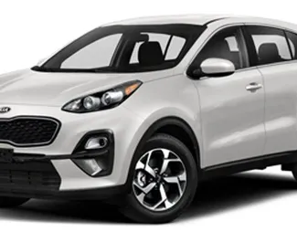 واجهة أمامية لسيارة إيجار Kia Sportage في في عمّان, الأردن ✓ رقم السيارة 8096. ✓ ناقل حركة أوتوماتيكي ✓ تقييمات 1.