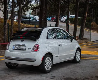 Auto rentimine Fiat 500 Cabrio #8034 Automaatne Tbilisis, varustatud 1,4L mootoriga ➤ Tamtalt Gruusias.