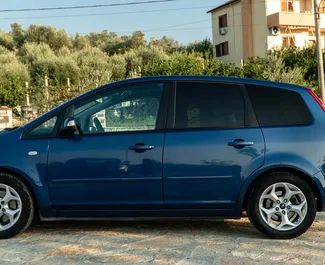 Ford C-Max 2010 car hire in Albania, featuring ✓ Diesel fuel and 110 horsepower ➤ Starting from 26 EUR per day.