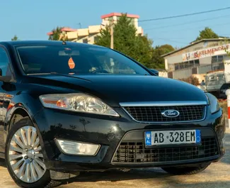 Front view of a rental Ford Mondeo in Durres, Albania ✓ Car #8214. ✓ Automatic TM ✓ 0 reviews.