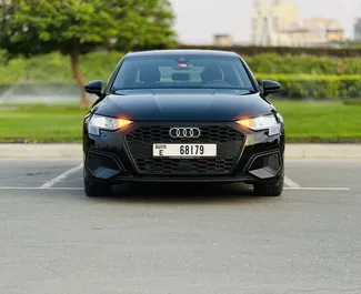Car Hire Audi A3 Sedan #8285 Automatic in Dubai, equipped with 1.4L engine ➤ From Sarah in the UAE.