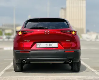 Mazda CX-30 2020 biludlejning i De Forenede Arabiske Emirater, med ✓ Benzin brændstof og 182 hestekræfter ➤ Starter fra 110 AED pr. dag.