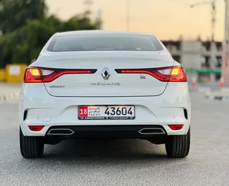 Renault Megane Sedan 2023 car hire in the UAE, featuring ✓ Petrol fuel and 115 horsepower ➤ Starting from 85 AED per day.