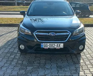 Subaru Outback 2019 available for rent in Tbilisi, with unlimited mileage limit.