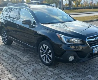 Front view of a rental Subaru Outback in Tbilisi, Georgia ✓ Car #8254. ✓ Automatic TM ✓ 0 reviews.