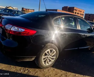 Petrol 1.6L engine of Renault Fluence 2019 for rental at Belgrade Airport.