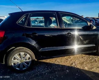 Petrol 1.2L engine of Volkswagen Polo 2018 for rental at Belgrade Airport.