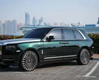 Car Hire Rolls-Royce Cullinan #8410 Automatic in Dubai, equipped with 6.7L engine ➤ From Kumar in the UAE.