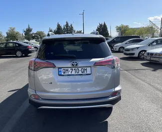 Petrol 2.5L engine of Toyota Rav4 2018 for rental at Tbilisi Airport.