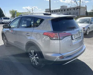 Toyota Rav4 2018 available for rent at Tbilisi Airport, with unlimited mileage limit.