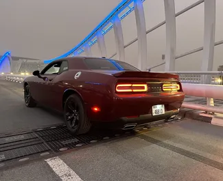 Dodge Challenger 2020 available for rent in Dubai, with 250 km/day mileage limit.