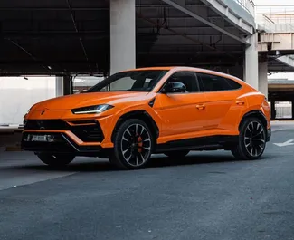 Прокат машины Lamborghini Urus №8397 (Автомат) в Дубае, с двигателем 4,0л. Бензин ➤ Напрямую от Кумар в ОАЭ.