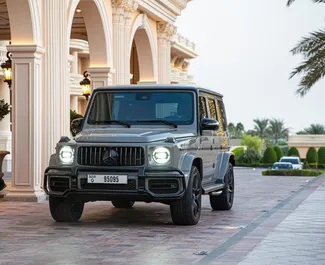 Bensiin 4,0L mootor Mercedes-Benz G63 AMG 2022 rentimiseks Dubais.