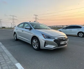 Front view of a rental Hyundai Elantra in Dubai, UAE ✓ Car #5734. ✓ Automatic TM ✓ 0 reviews.