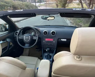 Audi A3 Cabrio 2009 dostupné na prenájom v na letisku Tirana, s limitom kilometrov neobmedzené.