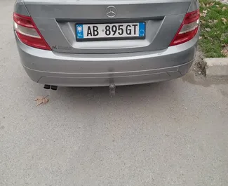 Mercedes-Benz C200 d 2008 car hire in Albania, featuring ✓ Diesel fuel and 136 horsepower ➤ Starting from 36 EUR per day.