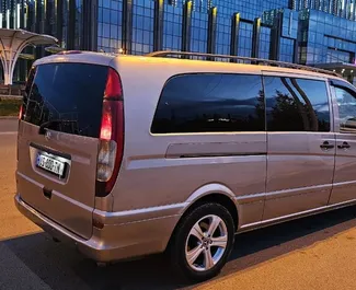 Mercedes-Benz Vito Tourer Pro 2010 car hire in Georgia, featuring ✓ Petrol fuel and 55 horsepower ➤ Starting from 260 GEL per day.