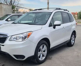 Front view of a rental Subaru Forester in Tbilisi, Georgia ✓ Car #8922. ✓ Automatic TM ✓ 0 reviews.