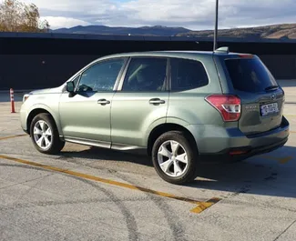 Subaru Forester 2015 car hire in Georgia, featuring ✓ Petrol fuel and 176 horsepower ➤ Starting from 100 GEL per day.