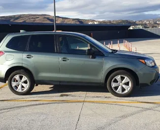 Front view of a rental Subaru Forester in Tbilisi, Georgia ✓ Car #8662. ✓ Automatic TM ✓ 2 reviews.