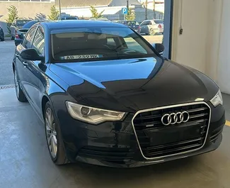 Frontvisning av en leiebil Audi A6 i Tirana, Albania ✓ Bil #8684. ✓ Automatisk TM ✓ 0 anmeldelser.