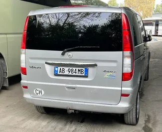 Mercedes-Benz Viano noma. Komforta, Premium, Minivens automašīna nomai Albānijā ✓ Depozīts 300 EUR ✓ Apdrošināšanas iespējas: TPL, CDW, SCDW, Young.