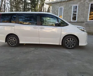 Toyota Noah rental. Comfort, Minivan Car for Renting in Georgia ✓ Deposit of 250 GEL ✓ TPL, CDW, SCDW, FDW, Passengers, Theft, No Deposit insurance options.