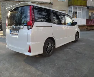 Toyota Noah 2020 available for rent at Kutaisi Airport, with unlimited mileage limit.