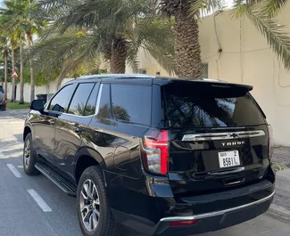 Chevrolet Tahoe rental. Comfort, Premium, SUV Car for Renting in the UAE ✓ Without Deposit ✓ TPL, SCDW, Passengers, Theft, No Deposit insurance options.