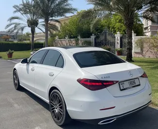 Car Hire Mercedes-Benz C200 #8559 Automatic in Dubai, equipped with 2.0L engine ➤ From Andry in the UAE.