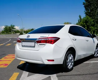 Toyota Corolla Sedan rental. Economy, Comfort Car for Renting in Armenia ✓ Without Deposit ✓ TPL, CDW, SCDW, FDW, Passengers, Theft insurance options.