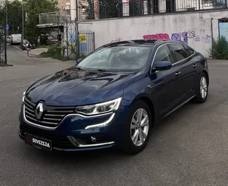 Frontvisning av en leiebil Renault Talisman i Novi Sad, Serbia ✓ Bil #9211. ✓ Automatisk TM ✓ 0 anmeldelser.