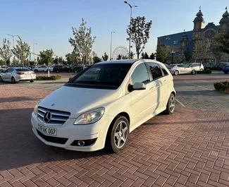 Front view of a rental Mercedes-Benz B-Class in Yerevan, Armenia ✓ Car #9121. ✓ Automatic TM ✓ 0 reviews.