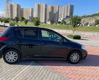 Nissan Tiida 2007 available for rent in Yerevan, with unlimited mileage limit.