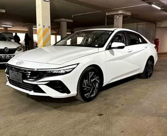 Přední pohled na pronájem Hyundai Elantra v Baku, Ázerbájdžán ✓ Auto č. 9085. ✓ Převodovka Automatické TM ✓ Recenze 0.