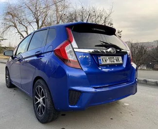 Honda Fit 2015 with Front drive system, available in Tbilisi.