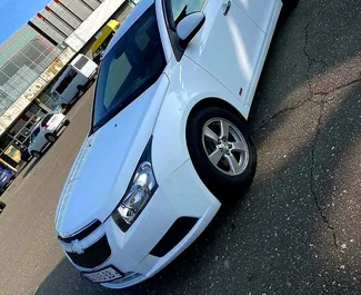 Front view of a rental Chevrolet Cruze in Kutaisi, Georgia ✓ Car #9284. ✓ Automatic TM ✓ 0 reviews.