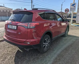 Toyota Rav4 2017 available for rent in Tbilisi, with unlimited mileage limit.