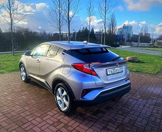 Toyota C-HR rental. Comfort, Crossover Car for Renting in Russia ✓ Deposit of 10000 RUB ✓ TPL insurance options.