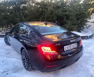 Car Hire Genesis G70 #8975 Automatic in Kaliningrad, equipped with 2.0L engine ➤ From Petr in Russia.