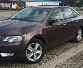 Front view of a rental Skoda Octavia in Podgorica, Montenegro ✓ Car #9316. ✓ Automatic TM ✓ 0 reviews.