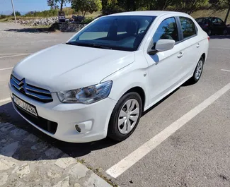 Front view of a rental Citroen C-Elysee in Podgorica, Montenegro ✓ Car #9314. ✓ Manual TM ✓ 0 reviews.