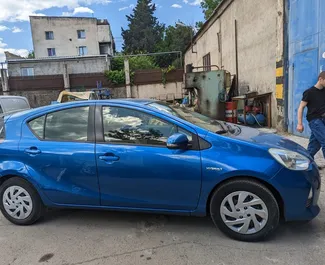 Car Hire Toyota Prius C #9240 Automatic in Tbilisi, equipped with 1.5L engine ➤ From Natia in Georgia.