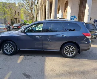 Nissan Pathfinder 2014 car hire in Georgia, featuring ✓ Petrol fuel and 260 horsepower ➤ Starting from 168 GEL per day.