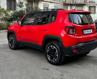 Jeep Renegade 2017 car hire in Georgia, featuring ✓ Petrol fuel and 240 horsepower ➤ Starting from 137 GEL per day.