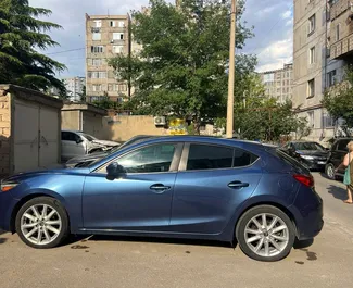 Mazda 3 2018 car hire in Georgia, featuring ✓ Petrol fuel and 223 horsepower ➤ Starting from 125 GEL per day.