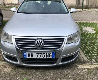 Front view of a rental Volkswagen Passat Variant in Durres, Albania ✓ Car #9430. ✓ Automatic TM ✓ 1 reviews.