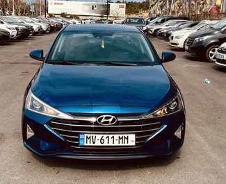 Прокат машины Hyundai Elantra №9556 (Автомат) в аэропорту Тбилиси, с двигателем 2,0л. Бензин ➤ Напрямую от Бека в Грузии.